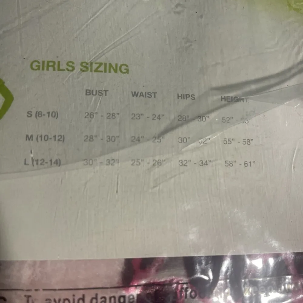 InCharacter Size Medium 10-12 Cat Kutie Kitten Girls Tween Costume Pink Leopard